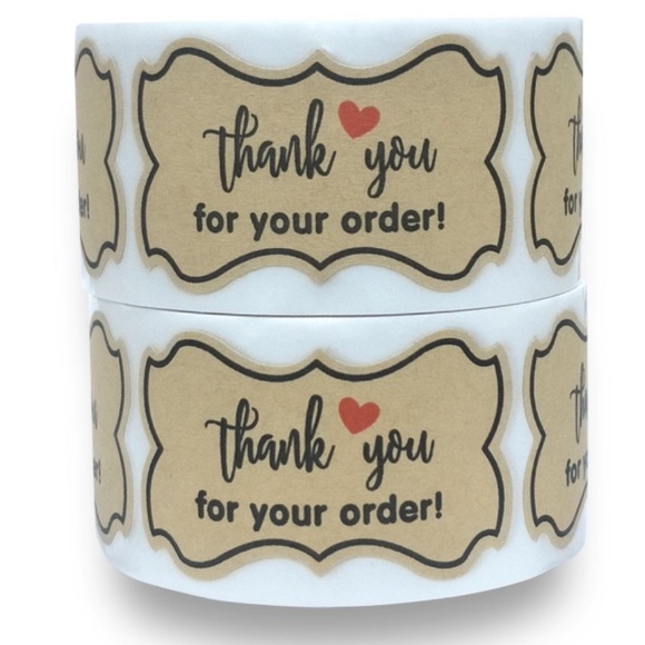 250 Thank You Stickers - Picture 4 of 4